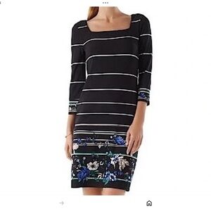 White House Black Market  Stripe Shift Dress Size M